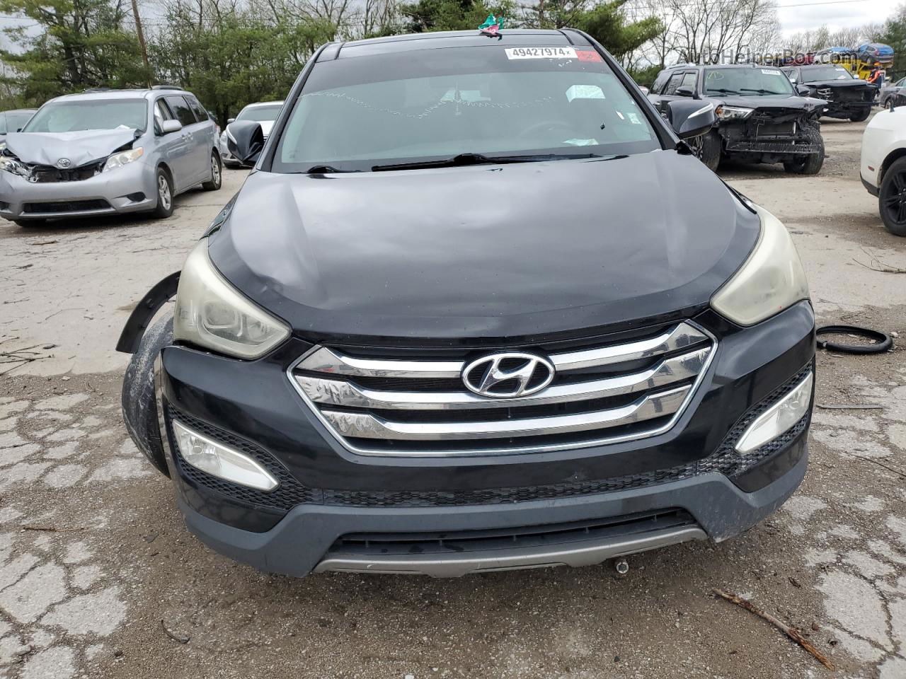 2013 Hyundai Santa Fe Sport  Черный vin: 5XYZWDLA9DG064586