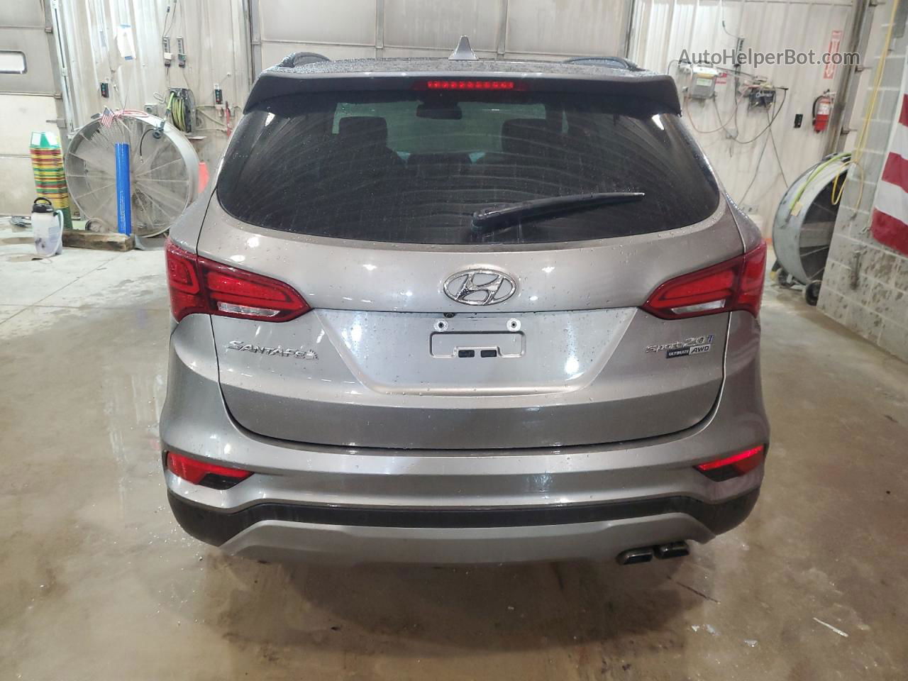 2018 Hyundai Santa Fe Sport  Серый vin: 5XYZWDLA9JG531257