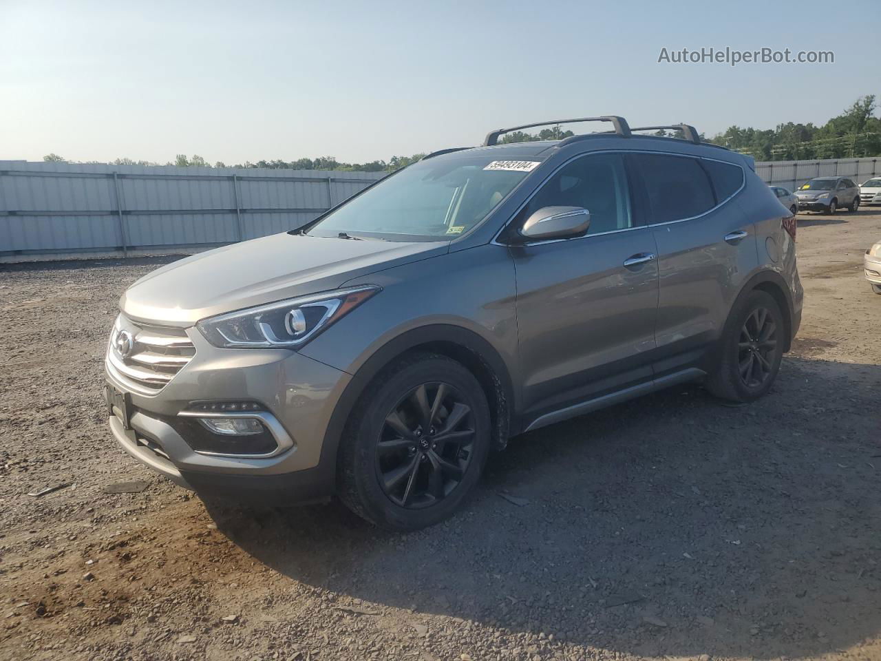 2018 Hyundai Santa Fe Sport  Gray vin: 5XYZWDLA9JG549712