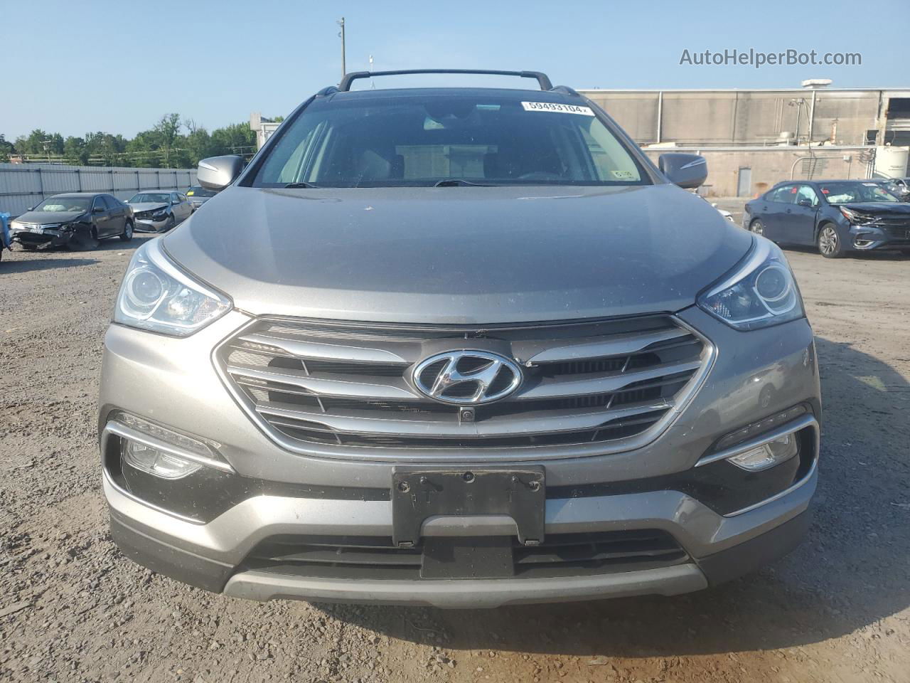 2018 Hyundai Santa Fe Sport  Gray vin: 5XYZWDLA9JG549712