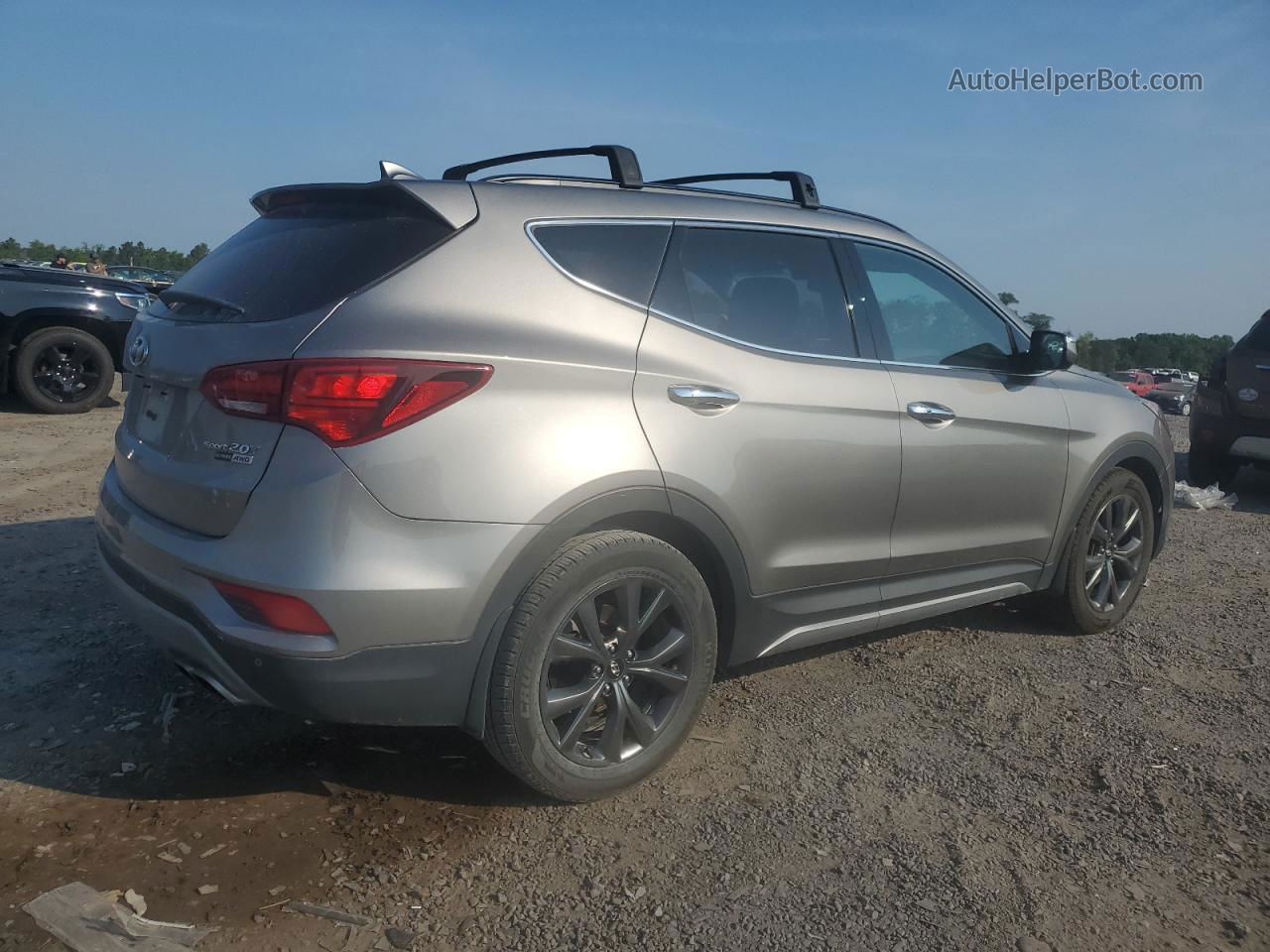 2018 Hyundai Santa Fe Sport  Gray vin: 5XYZWDLA9JG549712