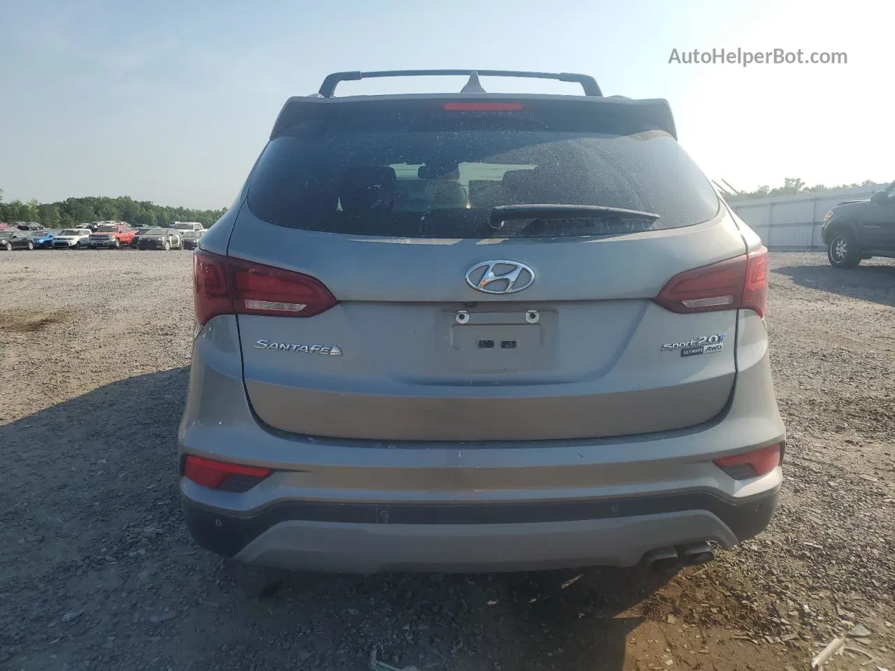 2018 Hyundai Santa Fe Sport  Gray vin: 5XYZWDLA9JG549712