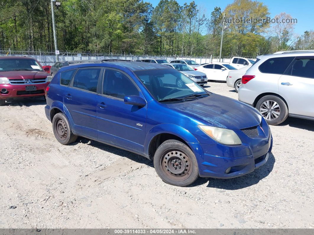 2004 Pontiac Vibe   Blue vin: 5Y2SL62824Z465631