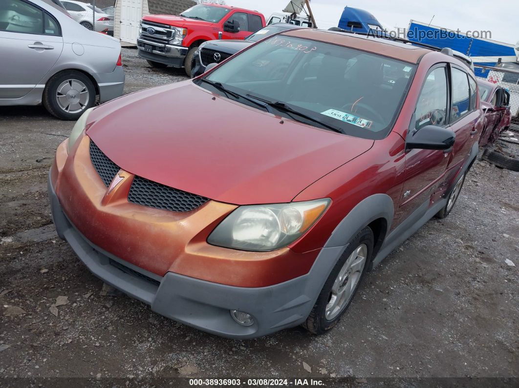 2004 Pontiac Vibe   Red vin: 5Y2SL62874Z432902