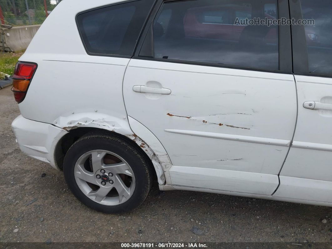 2004 Pontiac Vibe   White vin: 5Y2SL62874Z433631