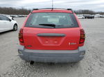 2004 Pontiac Vibe  Red vin: 5Y2SL62884Z437705