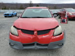 2004 Pontiac Vibe  Red vin: 5Y2SL62884Z437705