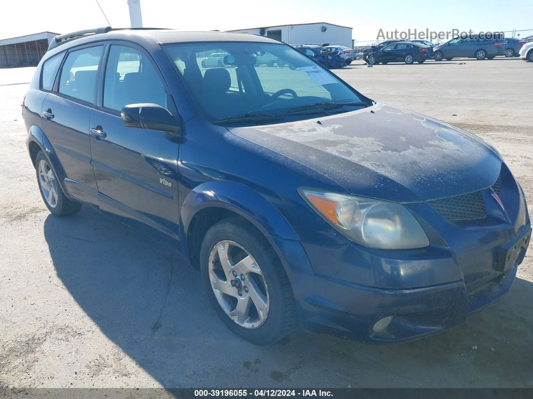 2004 Pontiac Vibe   Blue vin: 5Y2SL64814Z468341