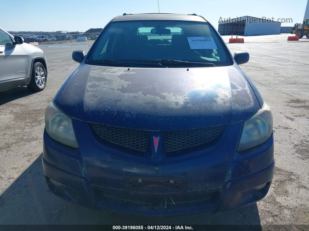 2004 Pontiac Vibe   Blue vin: 5Y2SL64814Z468341