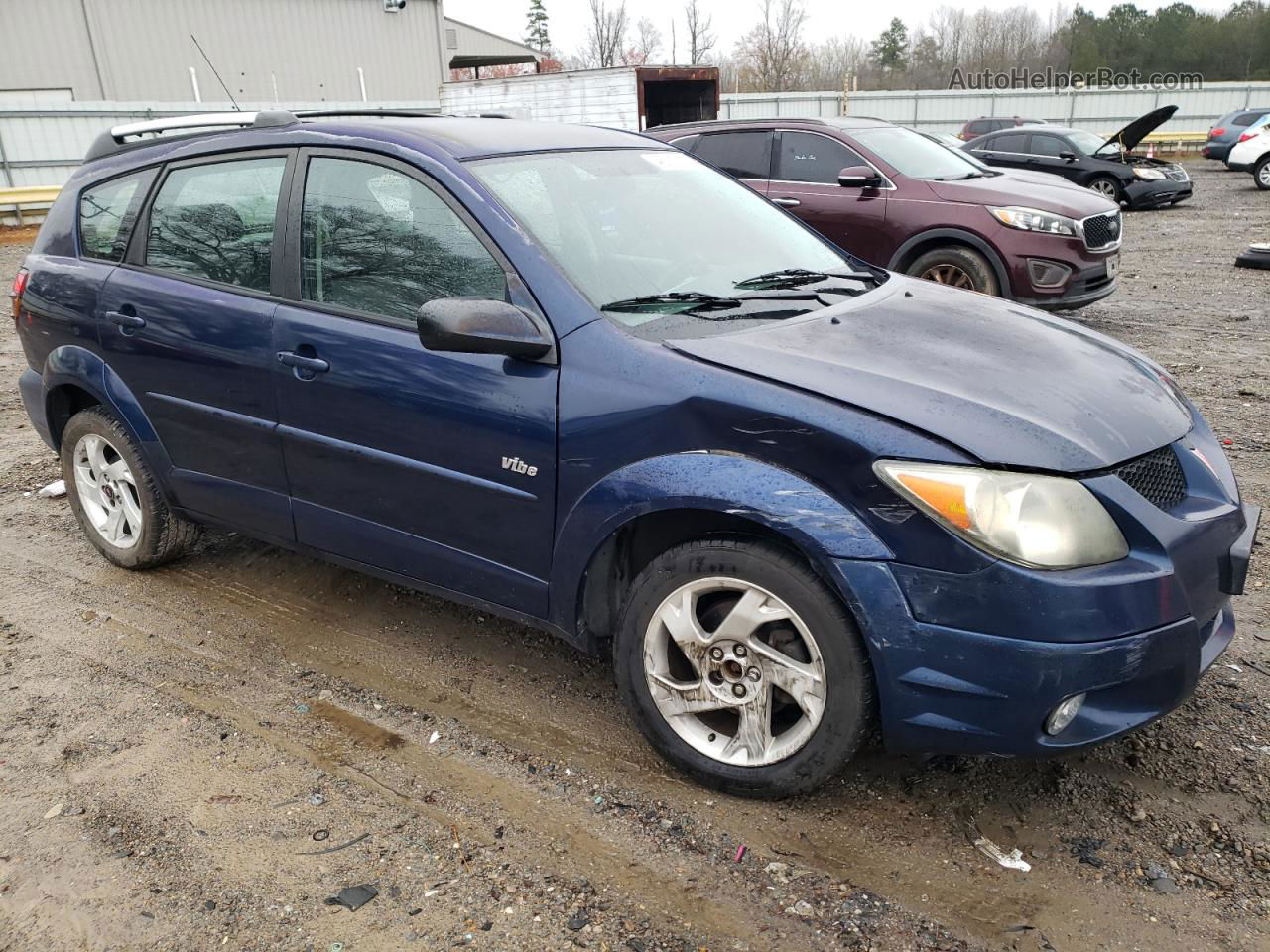 2004 Pontiac Vibe  Blue vin: 5Y2SM62804Z401763