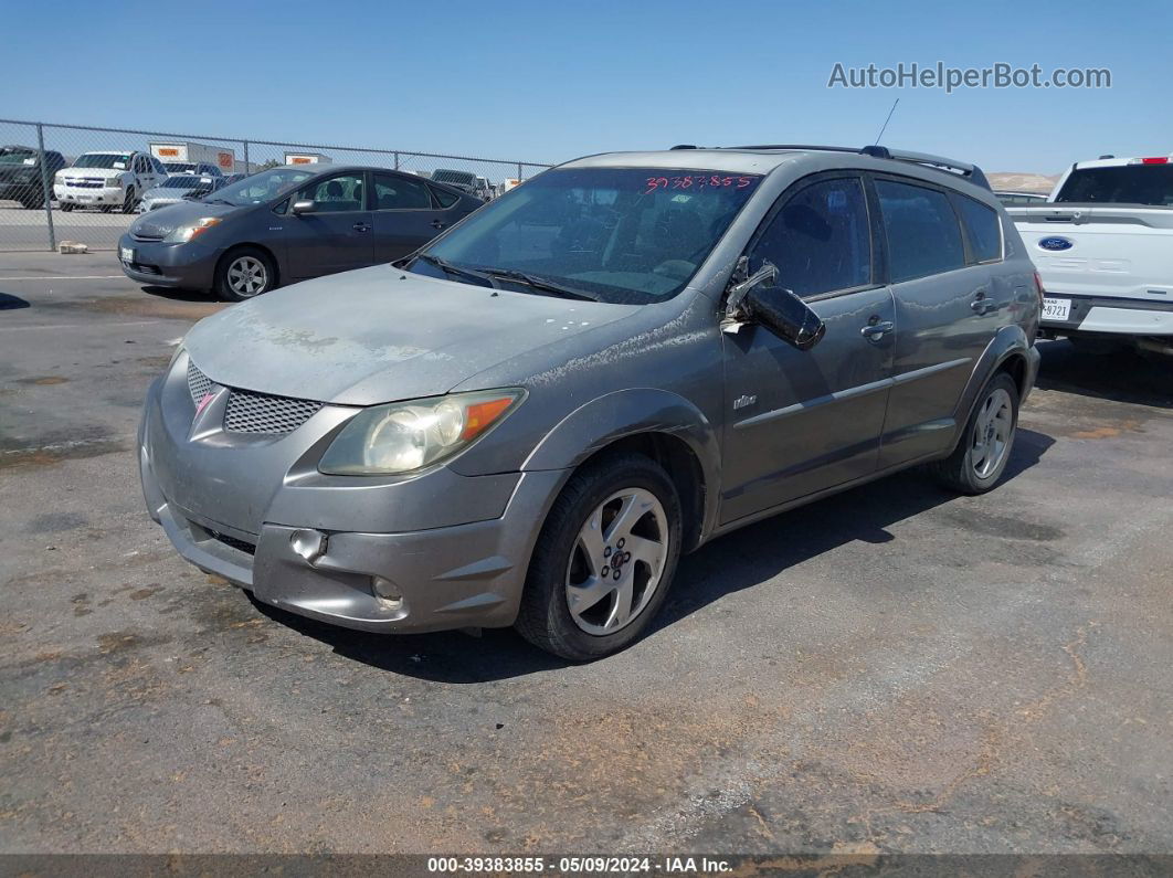 2004 Pontiac Vibe   Gray vin: 5Y2SM64844Z459775