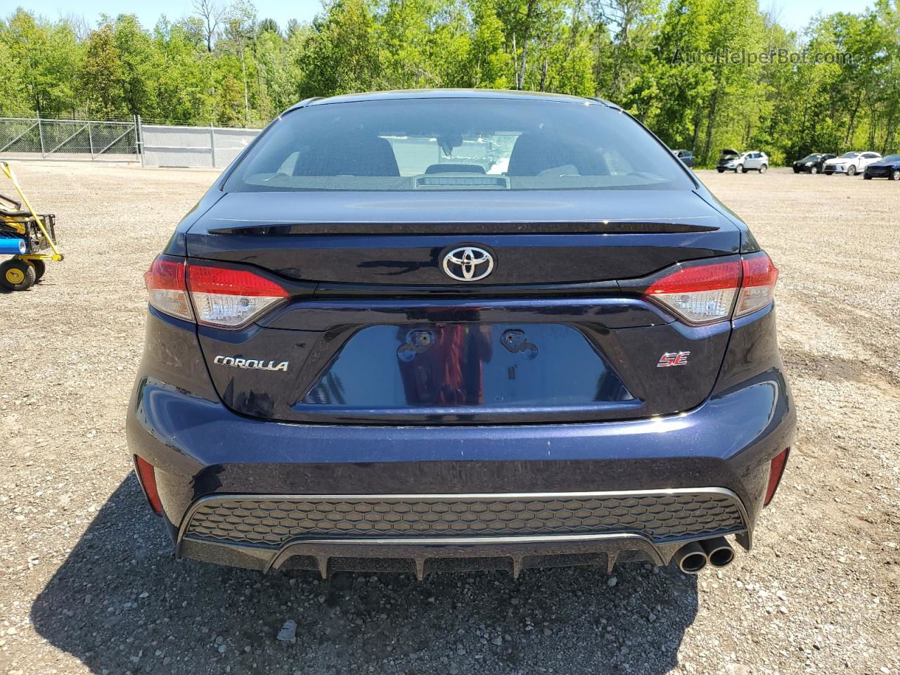 2021 Toyota Corolla Se Blue vin: 5YFB4MBE4MP084641