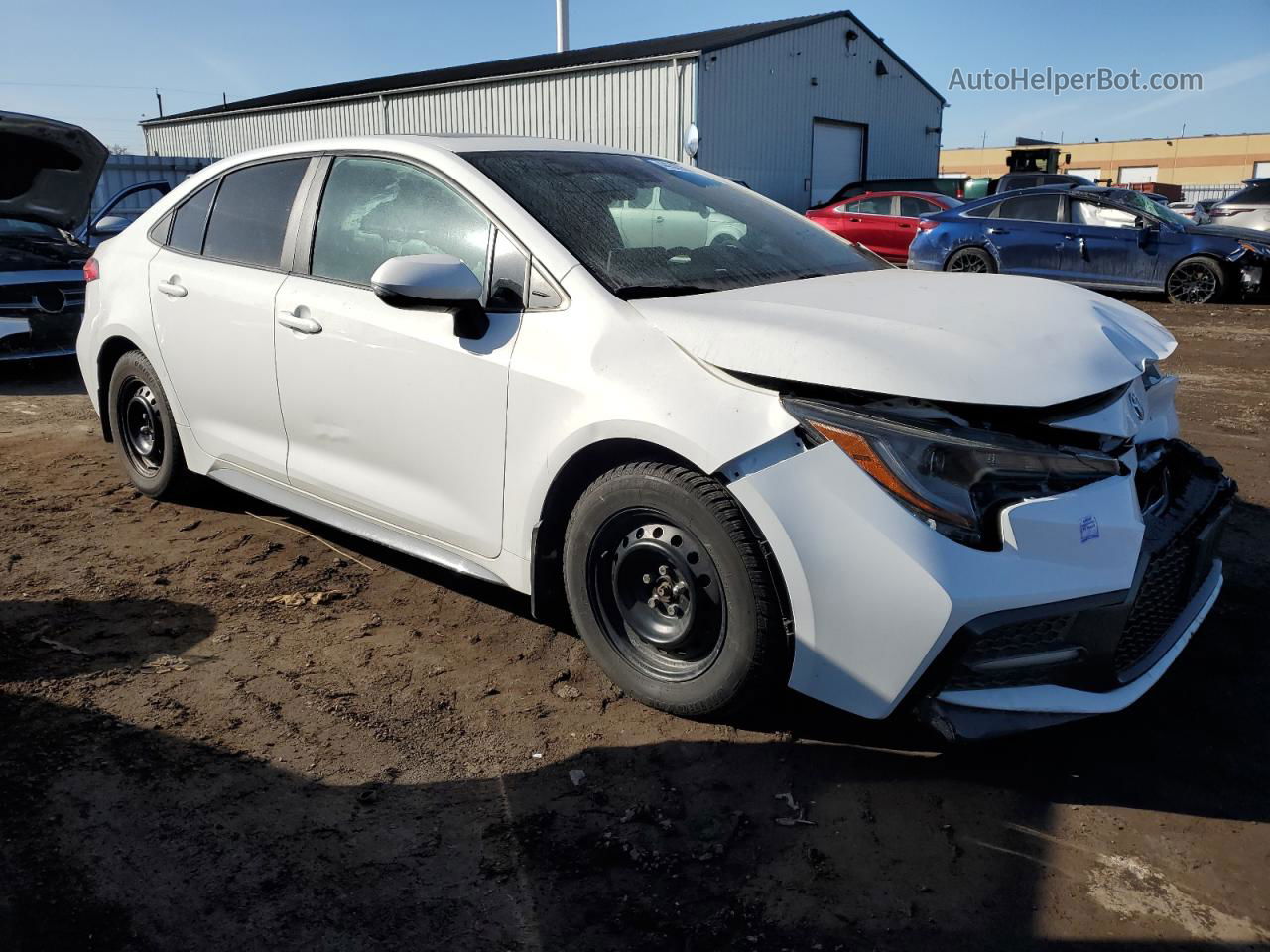 2020 Toyota Corolla Se Белый vin: 5YFB4RBE1LP006118