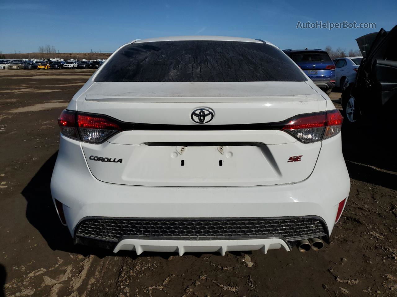 2020 Toyota Corolla Se Белый vin: 5YFB4RBE1LP006118