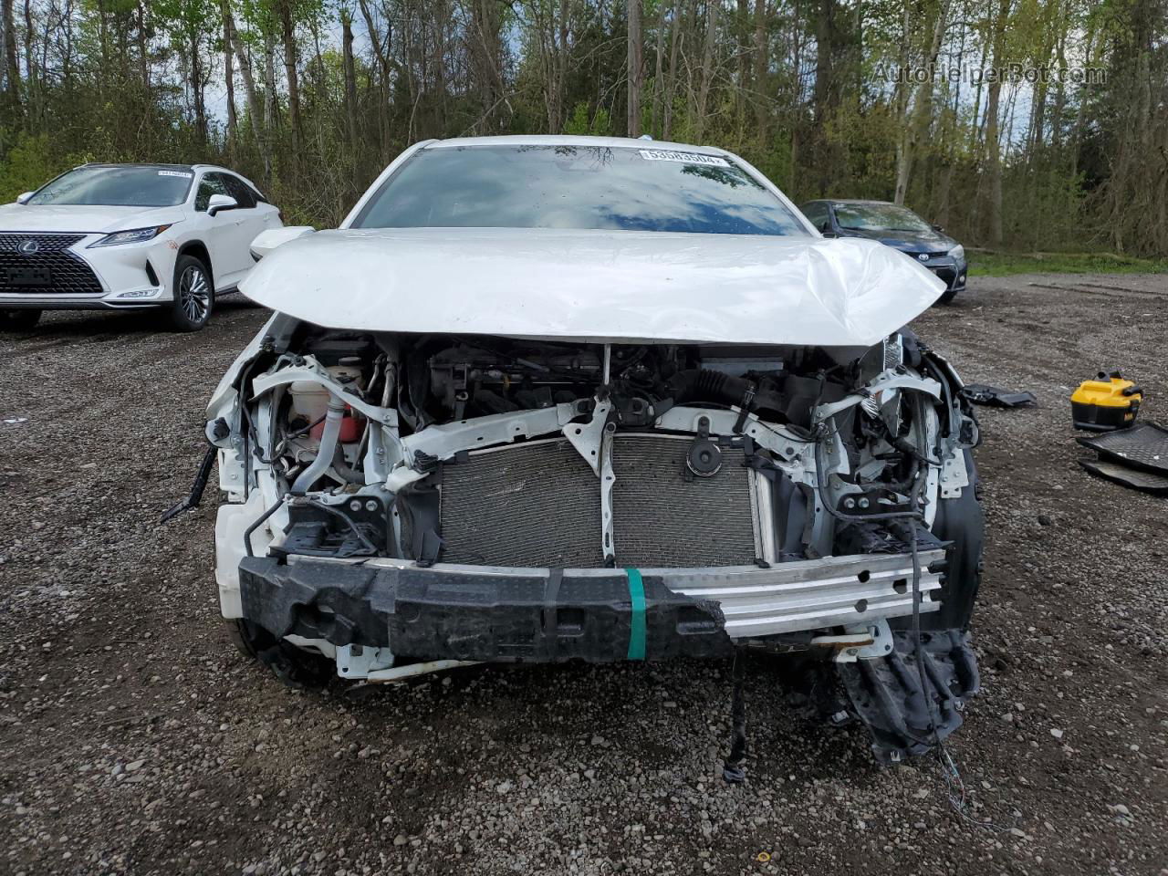 2021 Toyota Corolla Le White vin: 5YFBPMBE6MP200977