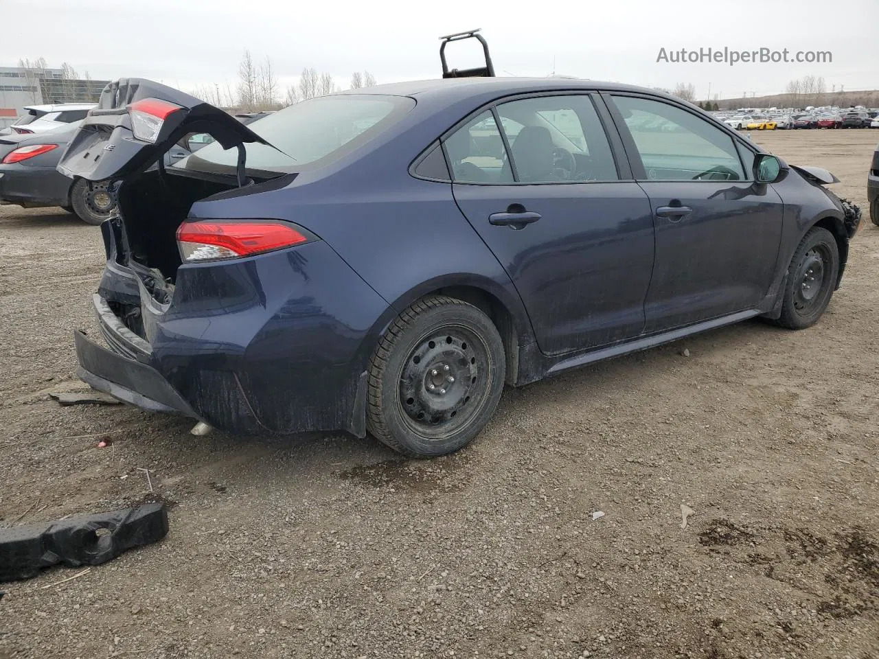 2021 Toyota Corolla Le Blue vin: 5YFBPMBE9MP207857