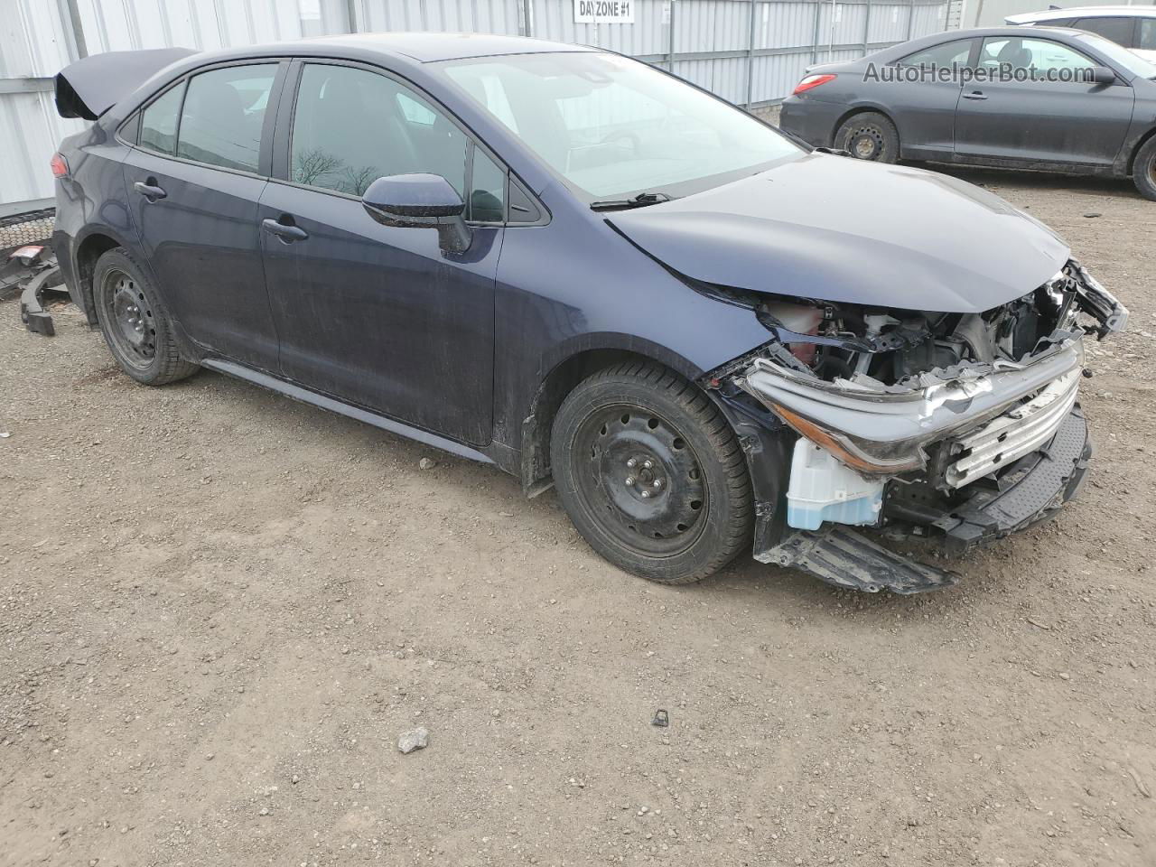 2021 Toyota Corolla Le Blue vin: 5YFBPMBE9MP207857