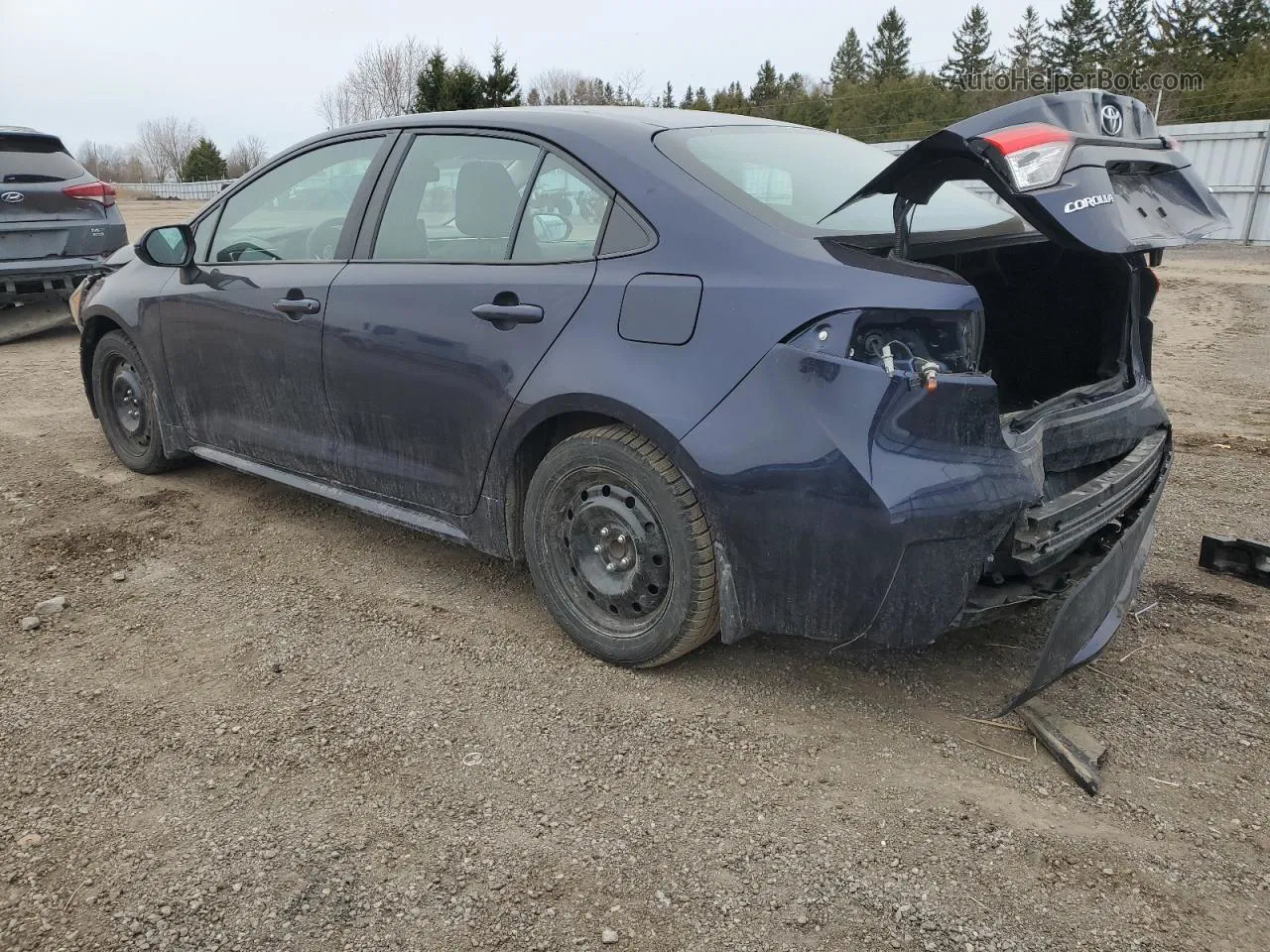 2021 Toyota Corolla Le Blue vin: 5YFBPMBE9MP207857