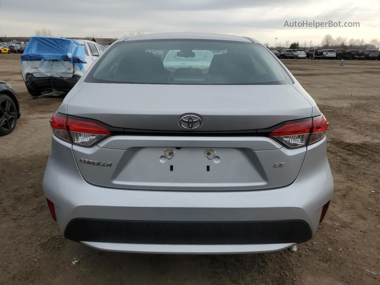 2020 Toyota Corolla Le Silver vin: 5YFBPRBE3LP042612