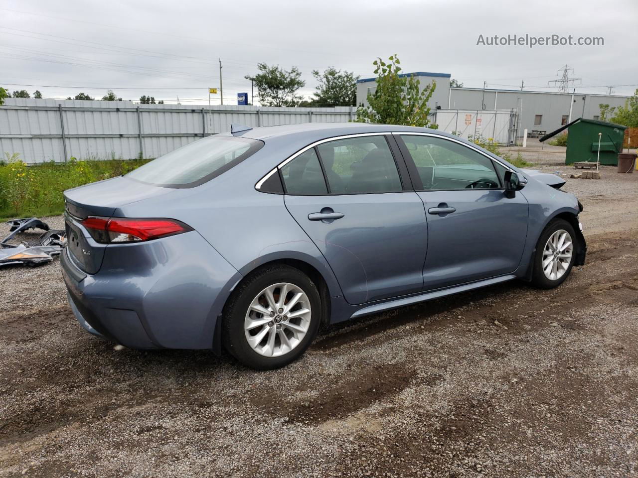 2020 Toyota Corolla Le Blue vin: 5YFBPRBE7LP024212