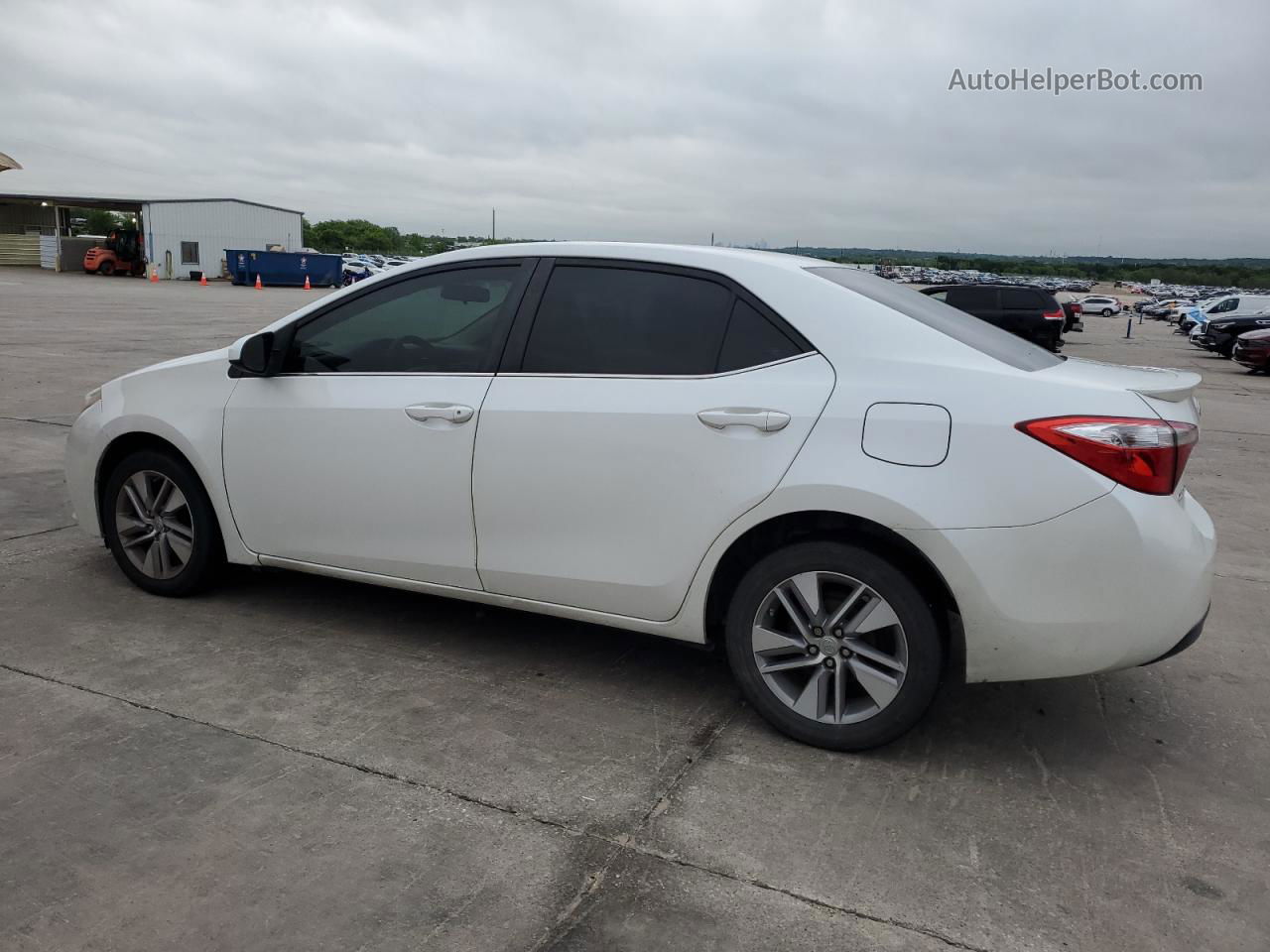 2014 Toyota Corolla Eco White vin: 5YFBPRHE0EP044215