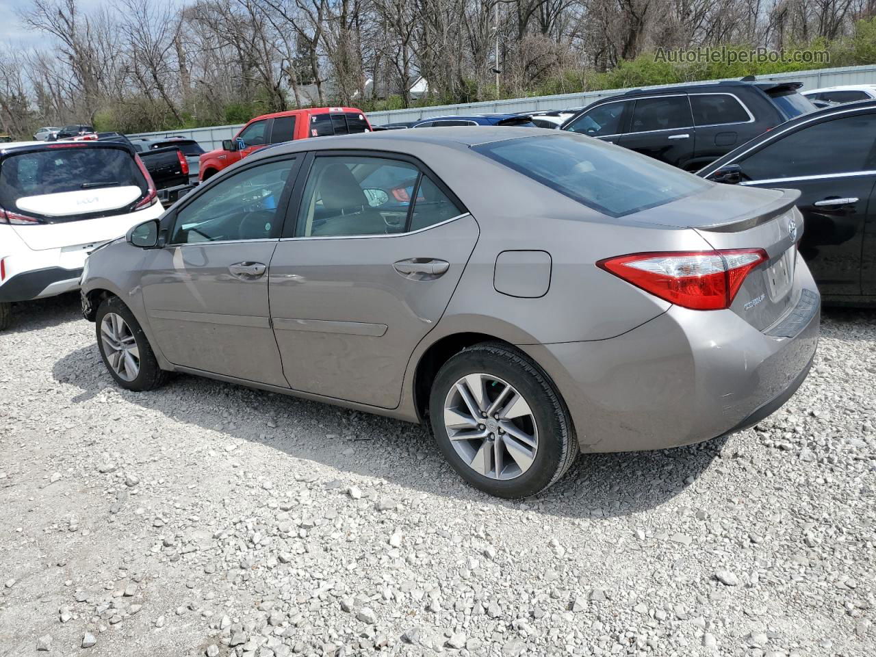 2015 Toyota Corolla Eco Silver vin: 5YFBPRHE0FP289663