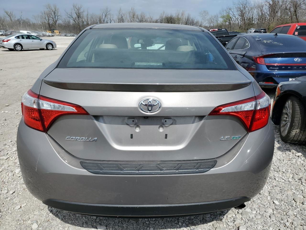 2015 Toyota Corolla Eco Silver vin: 5YFBPRHE0FP289663