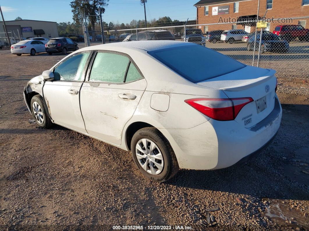 2014 Toyota Corolla Le Eco Белый vin: 5YFBPRHE1EP016679