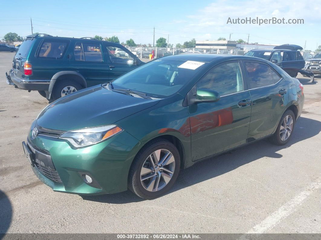 2015 Toyota Corolla Le Eco Premium Зеленый vin: 5YFBPRHE1FP226569