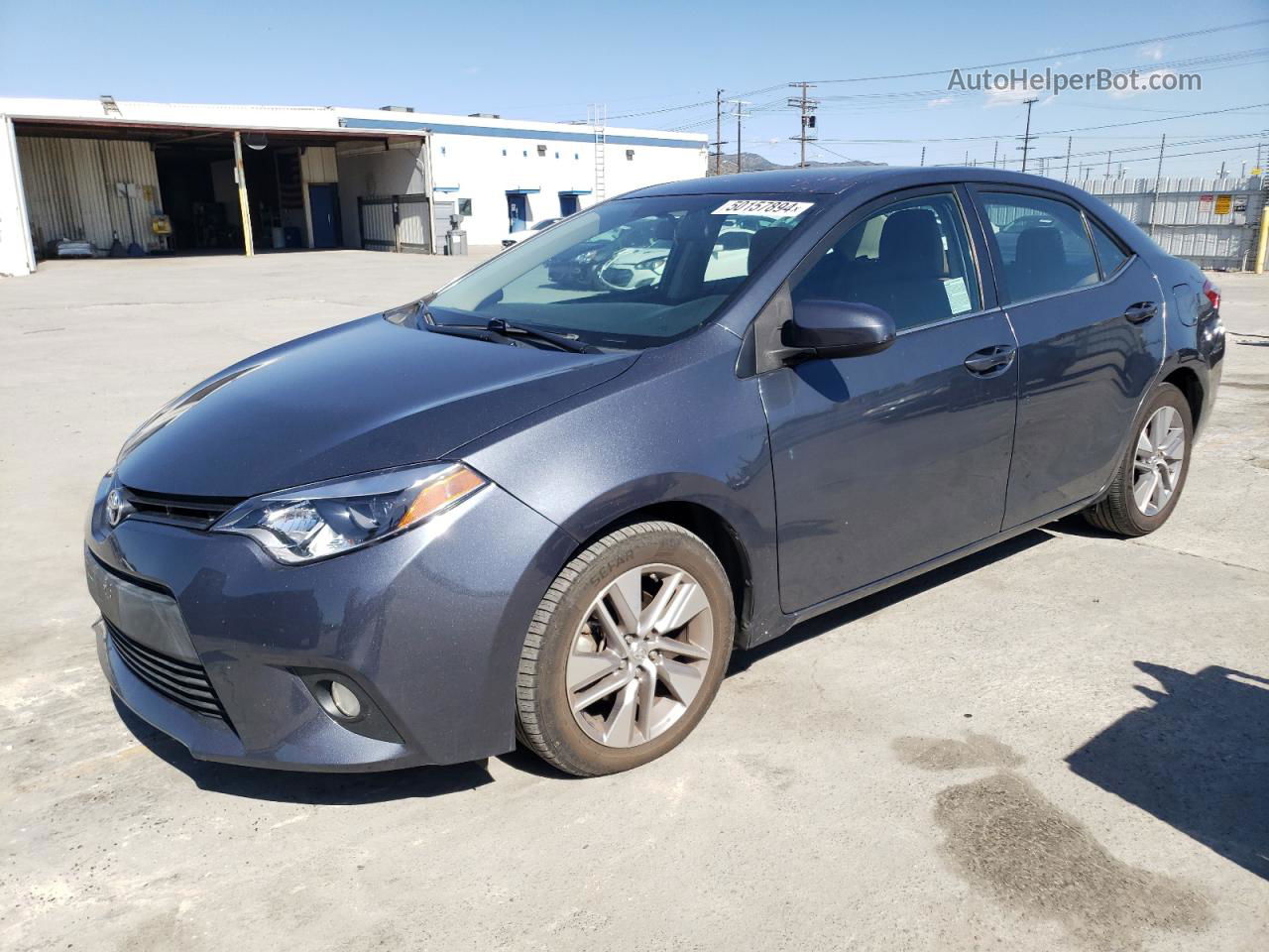 2014 Toyota Corolla Eco Blue vin: 5YFBPRHE4EP023769