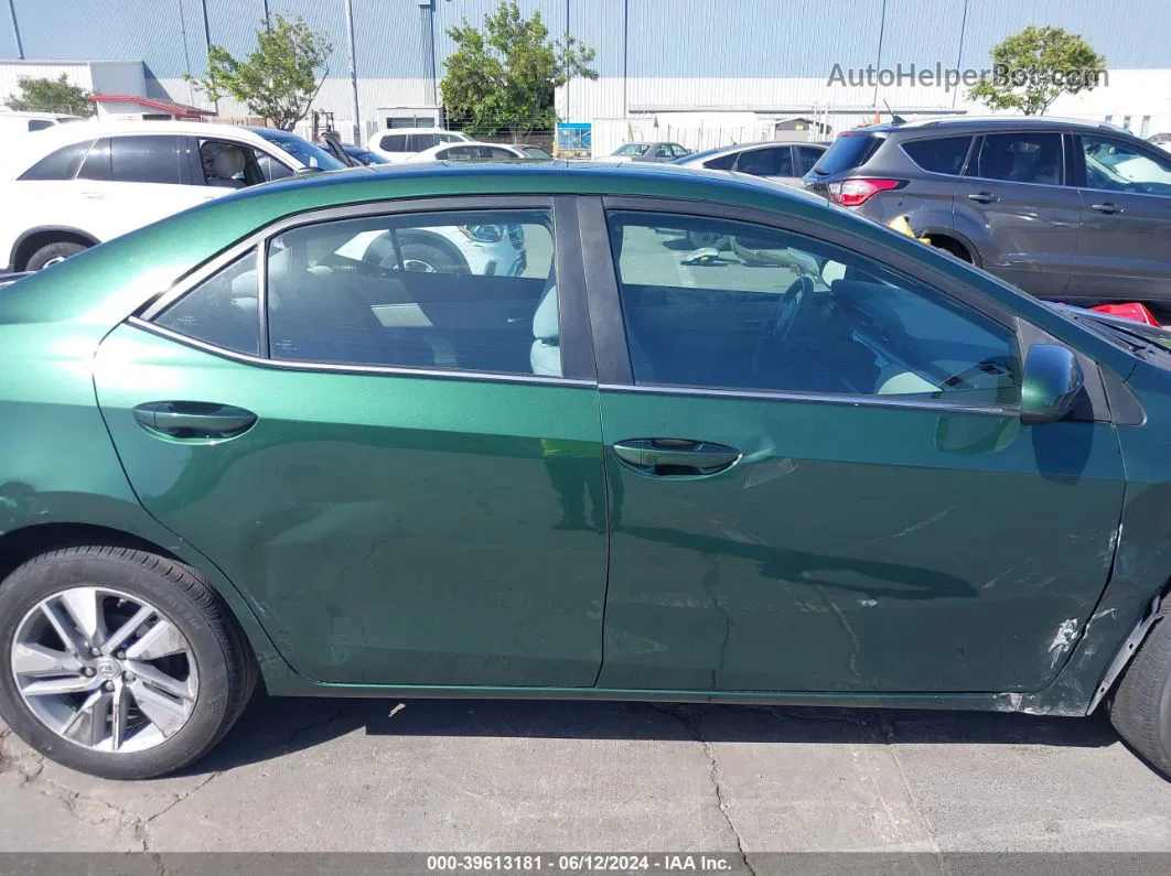 2014 Toyota Corolla Le Eco Plus Green vin: 5YFBPRHE4EP080456