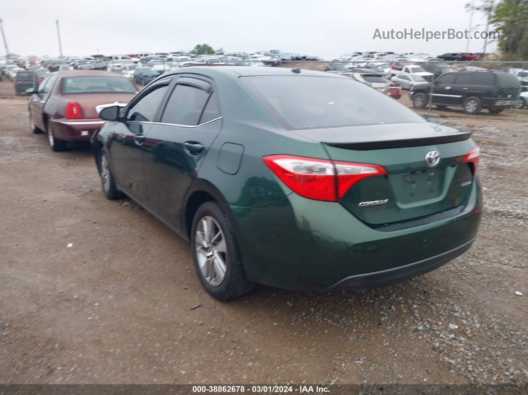 2014 Toyota Corolla Le Eco Plus Green vin: 5YFBPRHE6EP012837