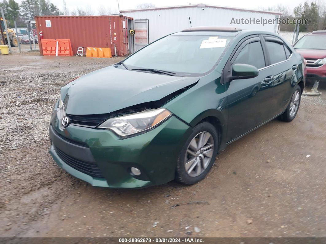 2014 Toyota Corolla Le Eco Plus Green vin: 5YFBPRHE6EP012837