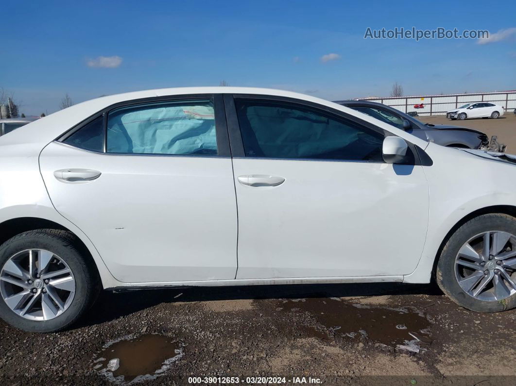 2016 Toyota Corolla Le Plus White vin: 5YFBPRHE9GP462405