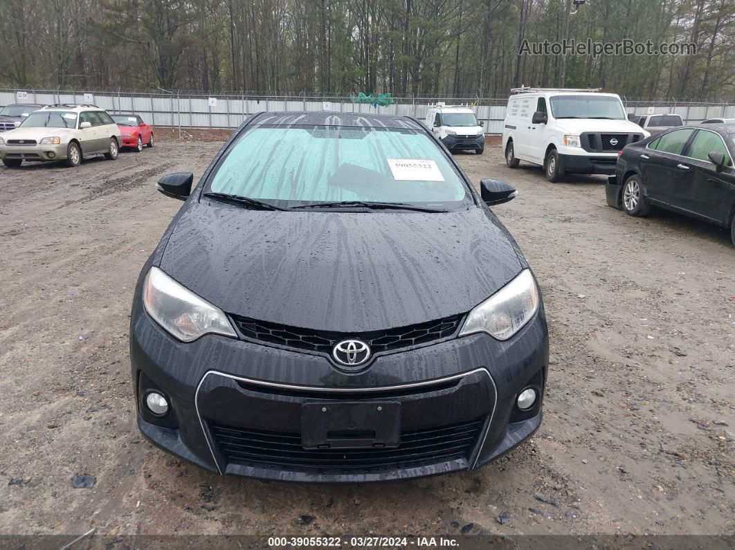 2014 Toyota Corolla S Premium Черный vin: 5YFBURHE0EP015970