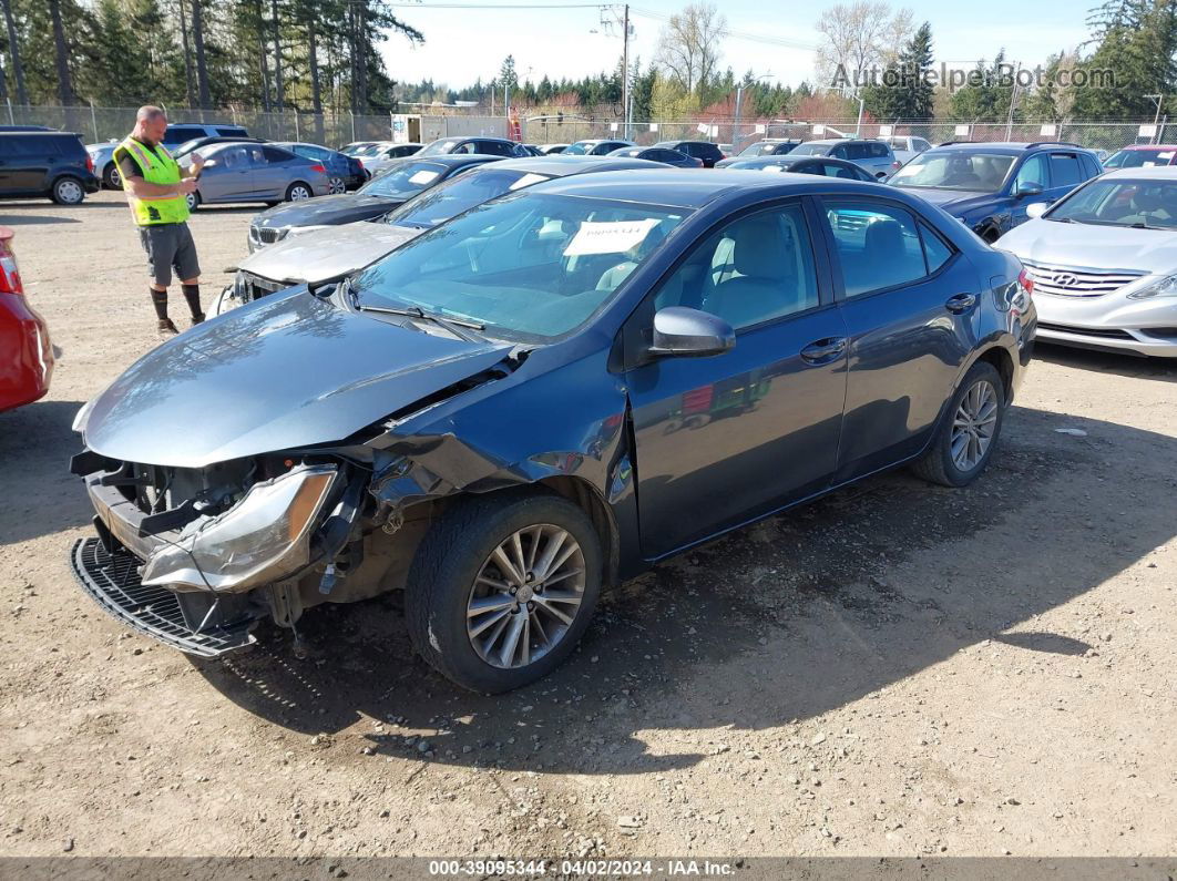 2014 Toyota Corolla Le Plus Gray vin: 5YFBURHE0EP034597