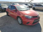 2014 Toyota Corolla L Red vin: 5YFBURHE0EP067082