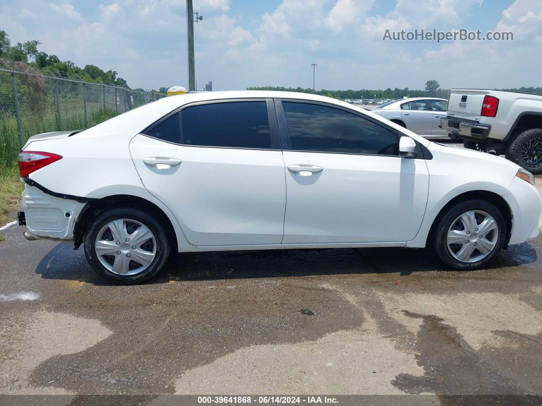 2014 Toyota Corolla Le White vin: 5YFBURHE0EP070015