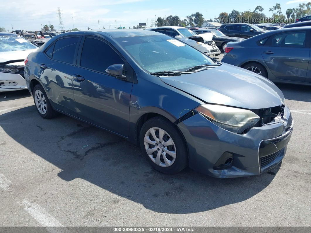 2014 Toyota Corolla S Plus Gray vin: 5YFBURHE0EP080396