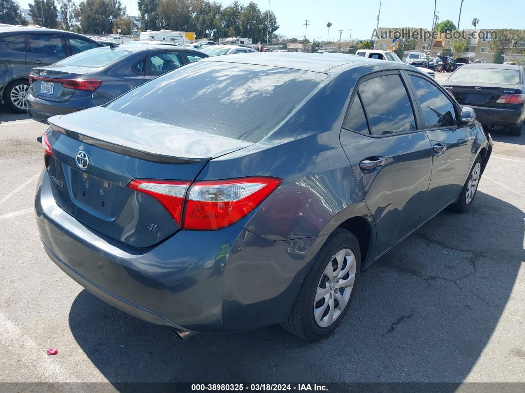 2014 Toyota Corolla S Plus Gray vin: 5YFBURHE0EP080396