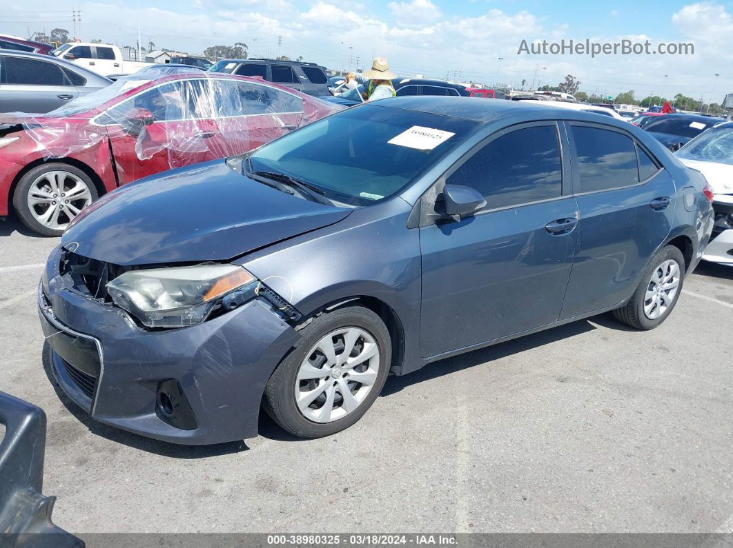 2014 Toyota Corolla S Plus Gray vin: 5YFBURHE0EP080396