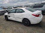 2014 Toyota Corolla L Белый vin: 5YFBURHE0EP089759