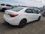 2014 Toyota Corolla L Белый vin: 5YFBURHE0EP089759