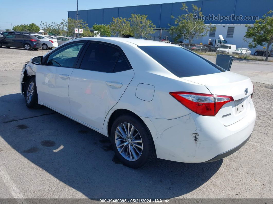 2014 Toyota Corolla Le Plus White vin: 5YFBURHE0EP096551