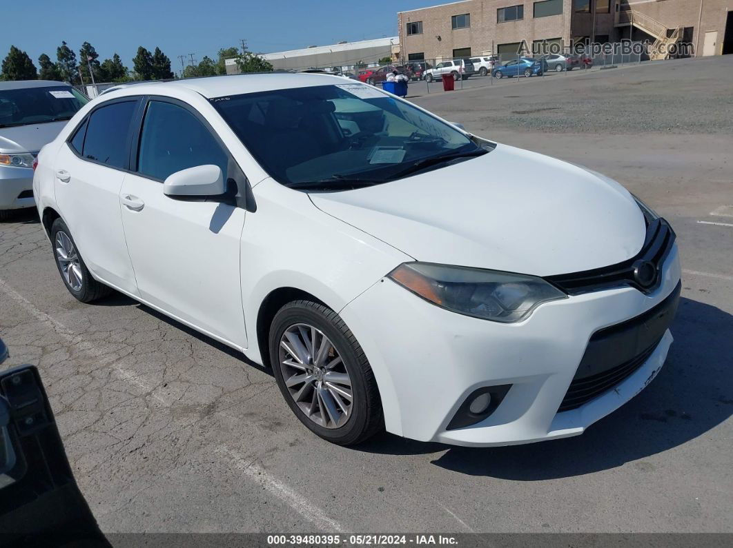 2014 Toyota Corolla Le Plus Белый vin: 5YFBURHE0EP096551