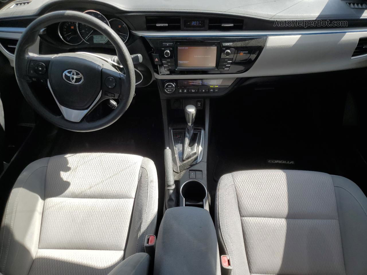 2014 Toyota Corolla L Серый vin: 5YFBURHE0EP099871