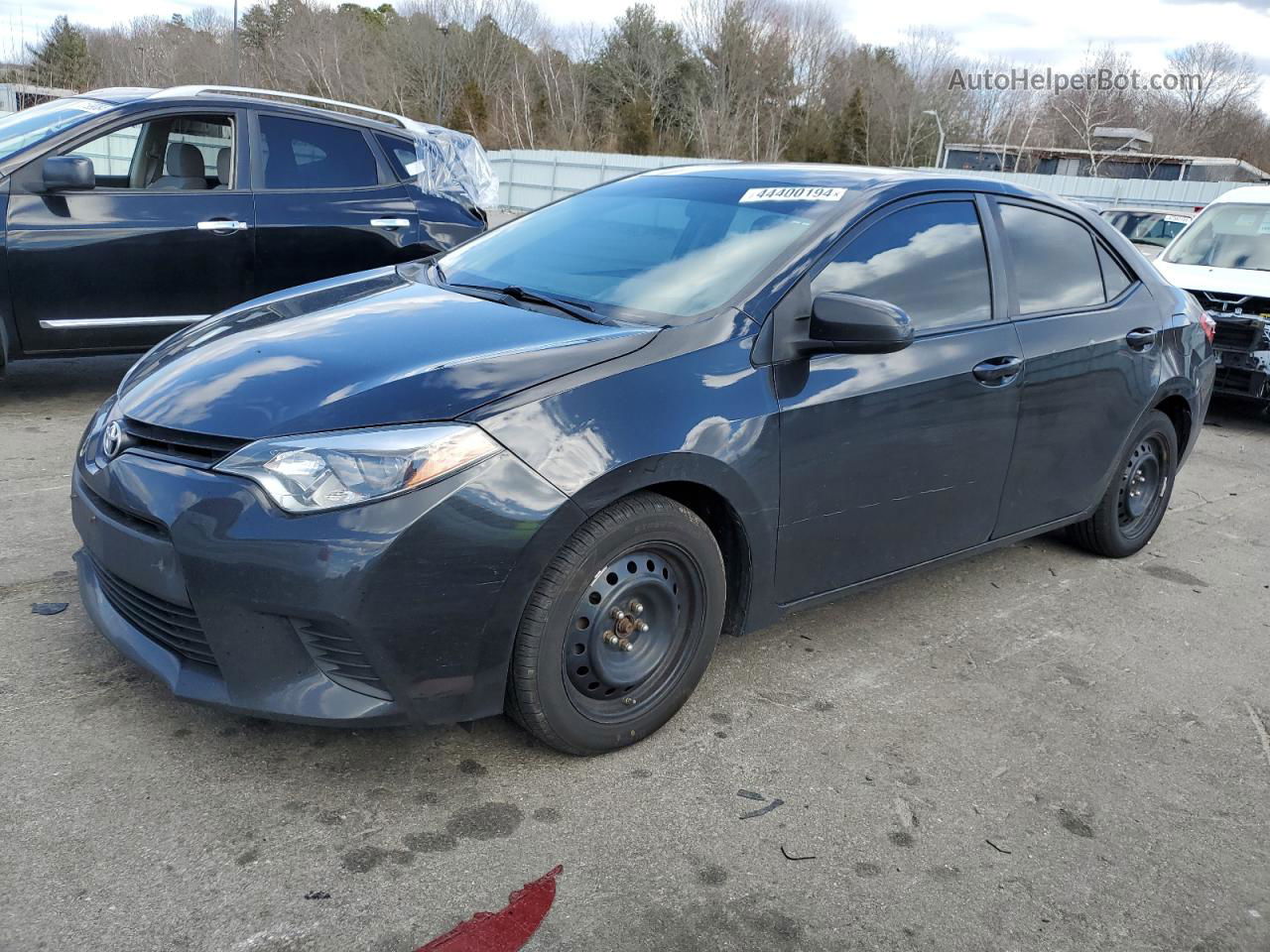 2014 Toyota Corolla L Black vin: 5YFBURHE0EP133002