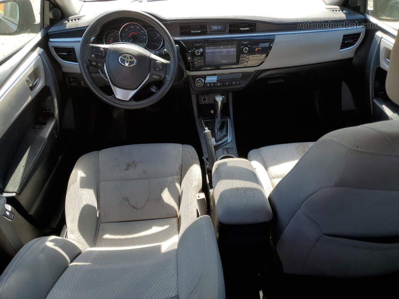 2014 Toyota Corolla L Черный vin: 5YFBURHE0EP141729