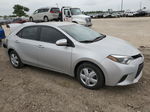 2014 Toyota Corolla L Silver vin: 5YFBURHE0EP154352