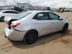 2015 Toyota Corolla L Silver vin: 5YFBURHE0FP208931